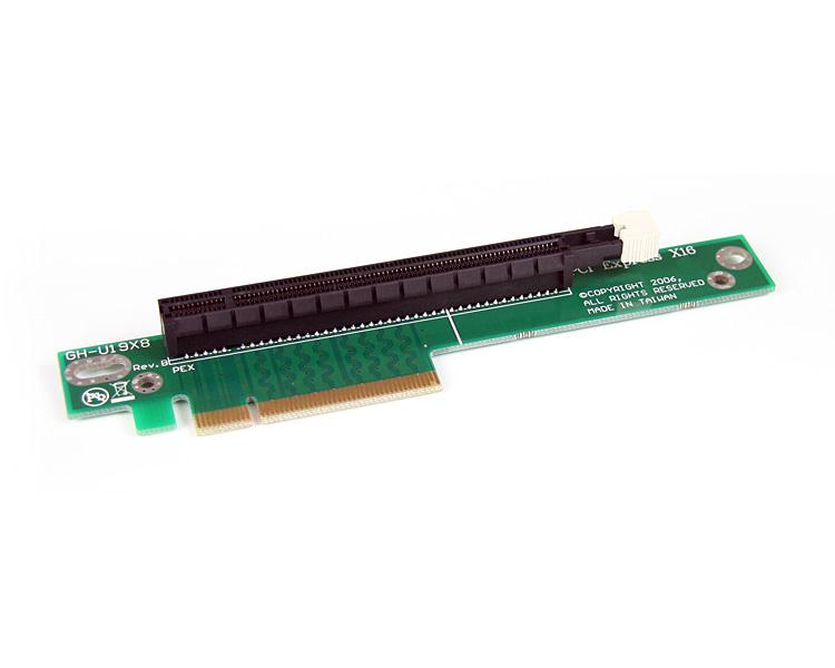 StarTech.com PCI Express Riser Card x8 to x16 Left Slot Adaptor for 1U ...