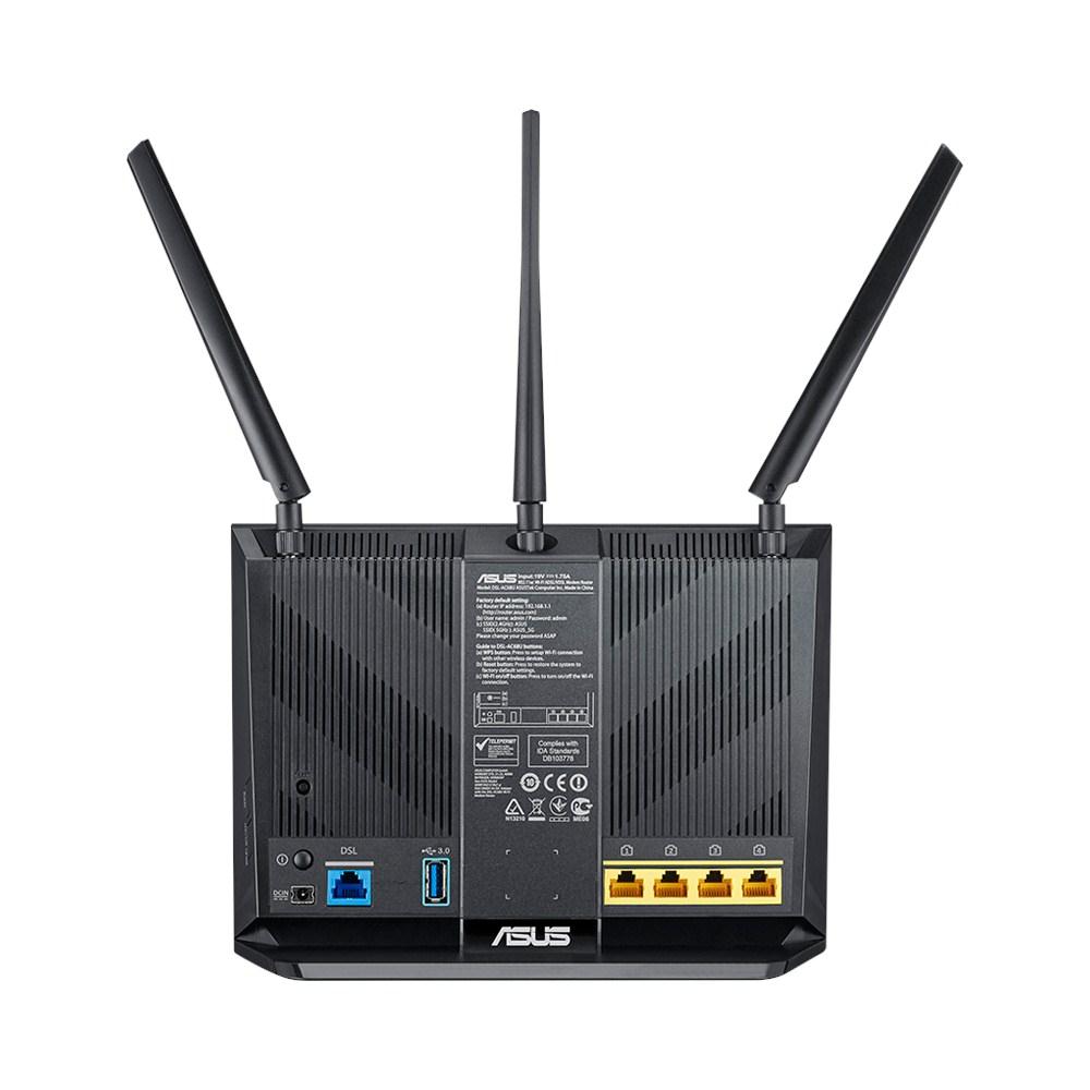 Asus DSL-AC68U Wireless AC-1900 Gigabit ADSL/VDSL Network Router *Open ...