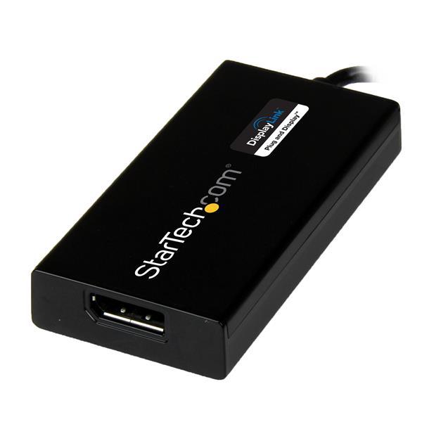 StarTech.com USB 3.0 to 4K DisplayPort External Multi Monitor Video ...