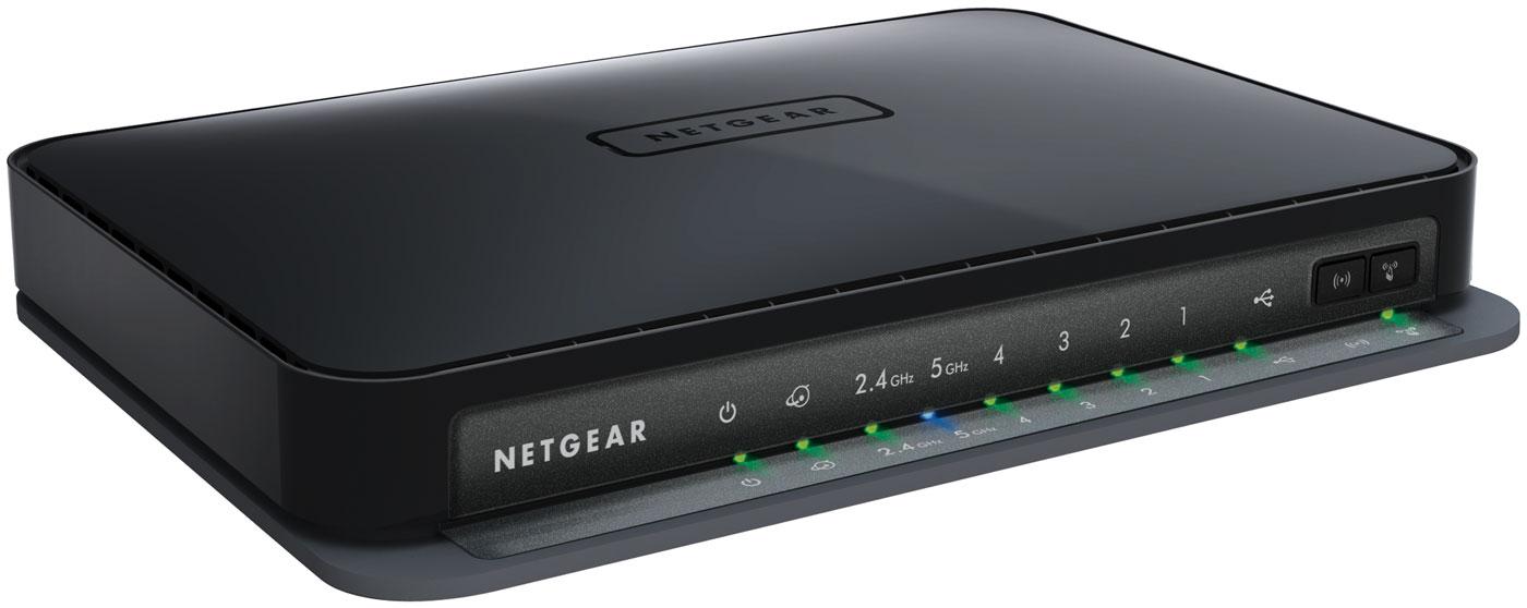 Netgear WNDR4000 N750 Wireless Dual Band Gigabit Router + Modem Router ...