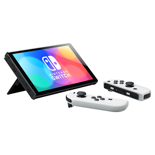 Nintendo Switch OLED Console in White with White Joy-Con