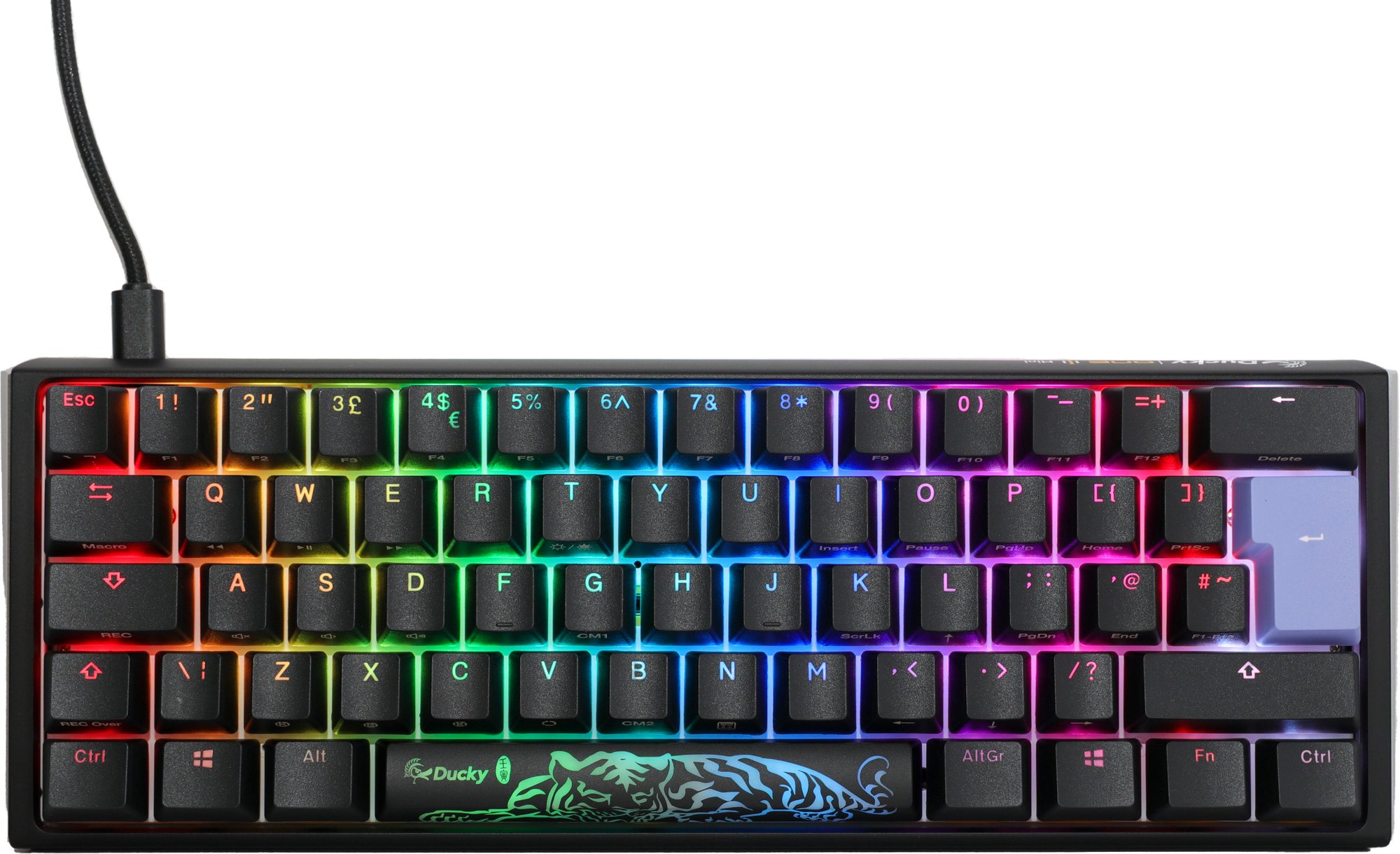 Ducky One 3 Classic Mini Mechanical USB Keyboard in Galaxy Black