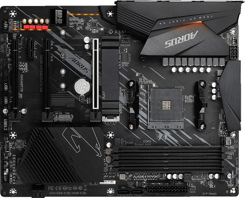 Gigabyte B550 AORUS ELITE V2 AMD Socket AM4 B550 Chipset ATX