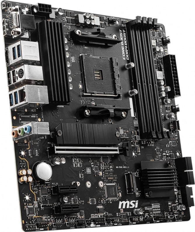 MSI B550M PRO-VDH AMD Socket AM4 B550 Chipset MicroATX Motherboard