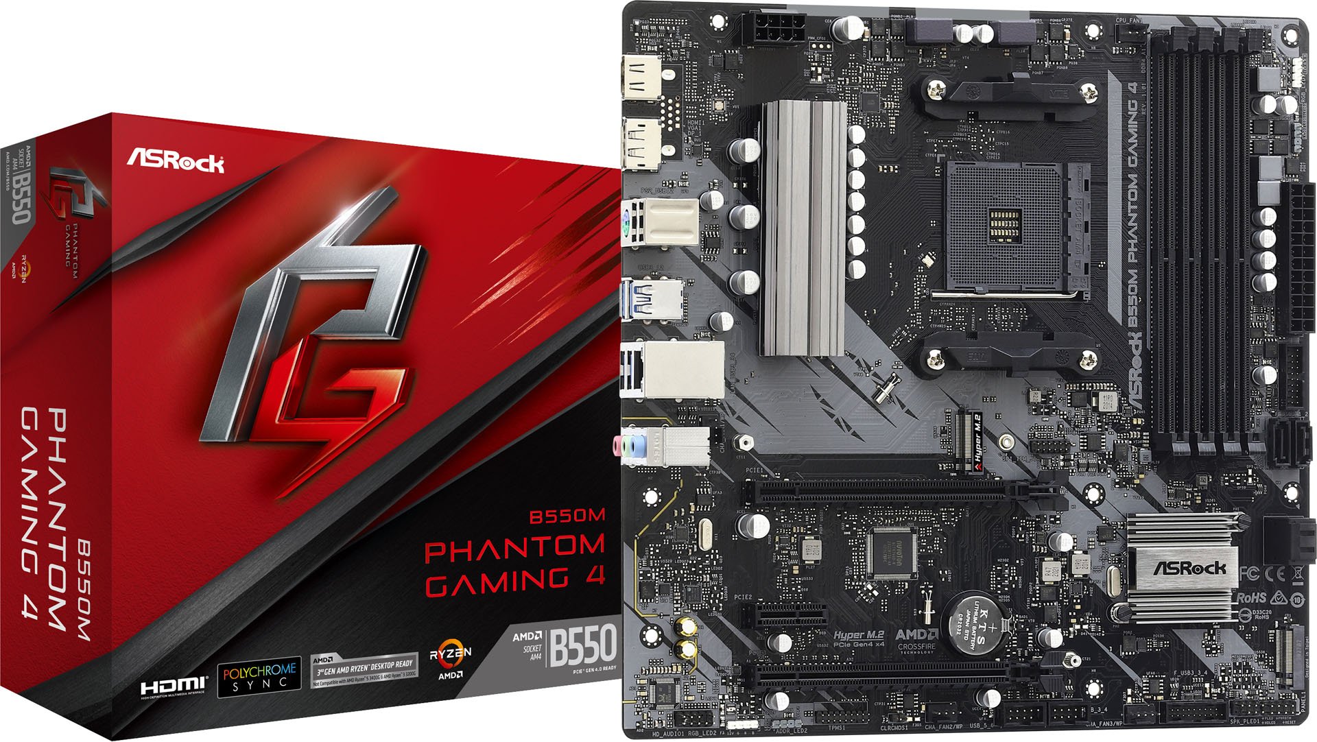 Phantom Gaming 4 B550+Ryzen7 5700X+その他 ASRock | B550 Phantom Gaming 4