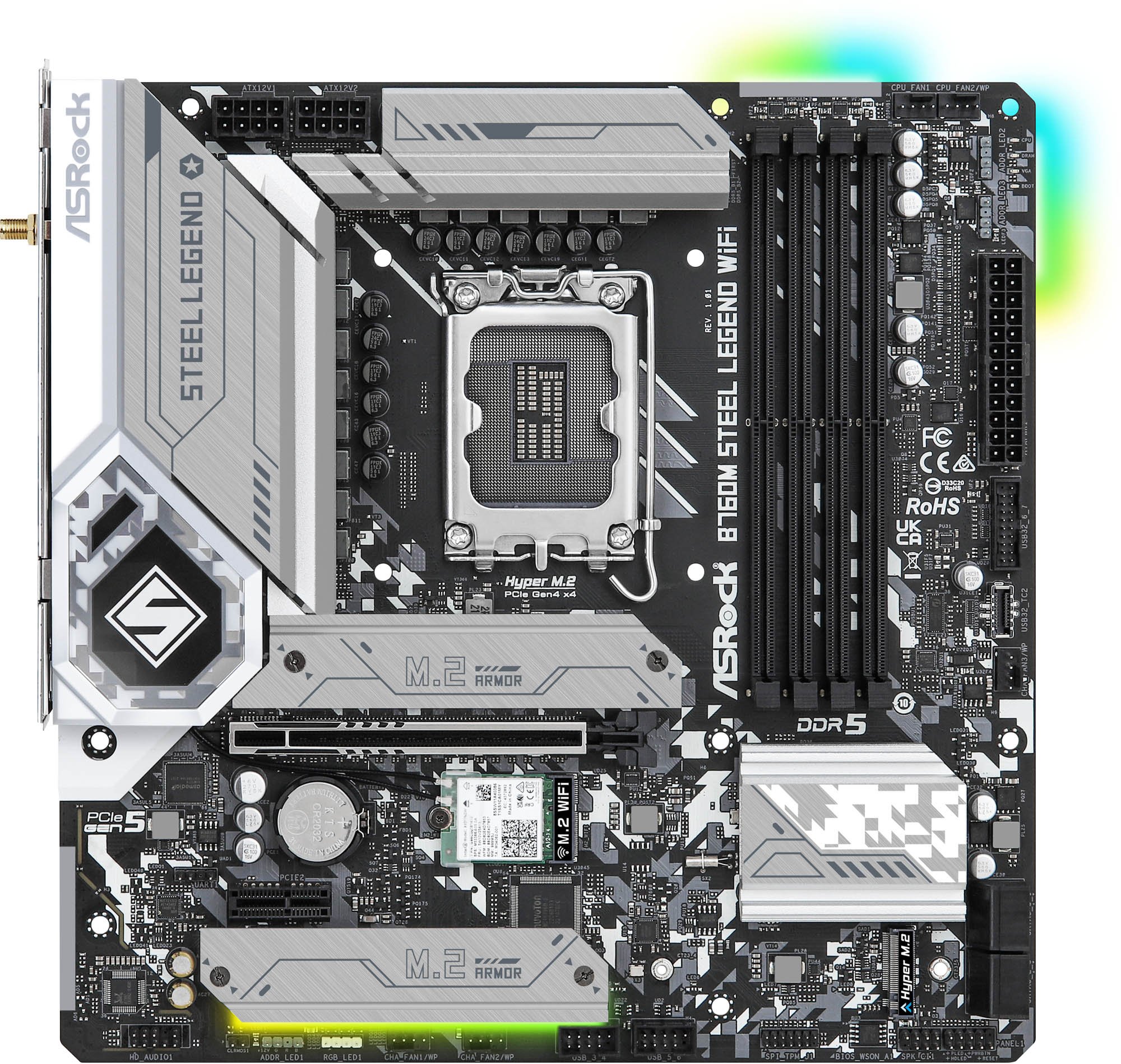ASRock B760M Steel Legend WiFi Motherboard - CCL Computers