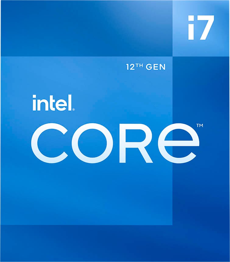 Intel Core i7-12700 Desktop Processor, 2.1GHz Base, 4.9GHz Turbo