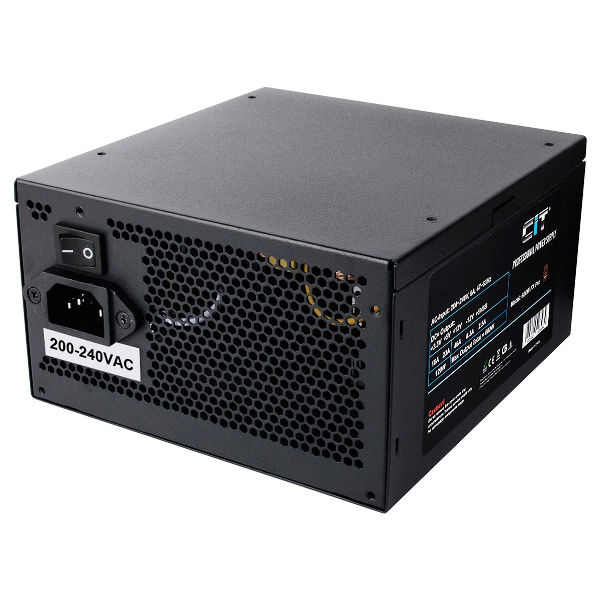 CiT FX Pro 600W 80 PLUS Bronze Certified ATX Power Supply Unit - CCL ...
