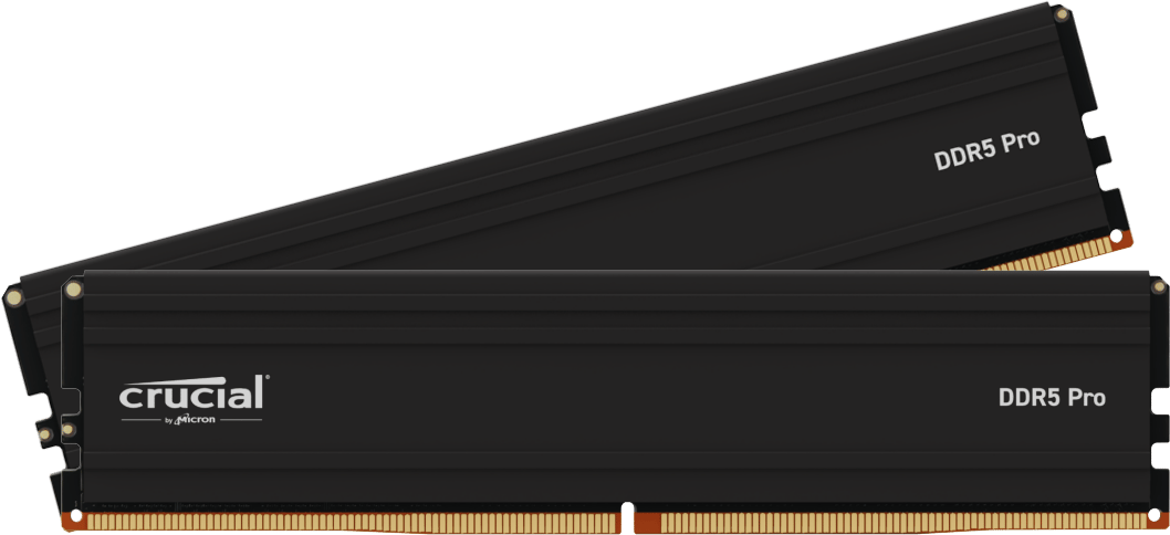 Crucial Pro 32GB DDR5 Desktop Memory Kit, 2 x 16GB, 6000MTs, PC5