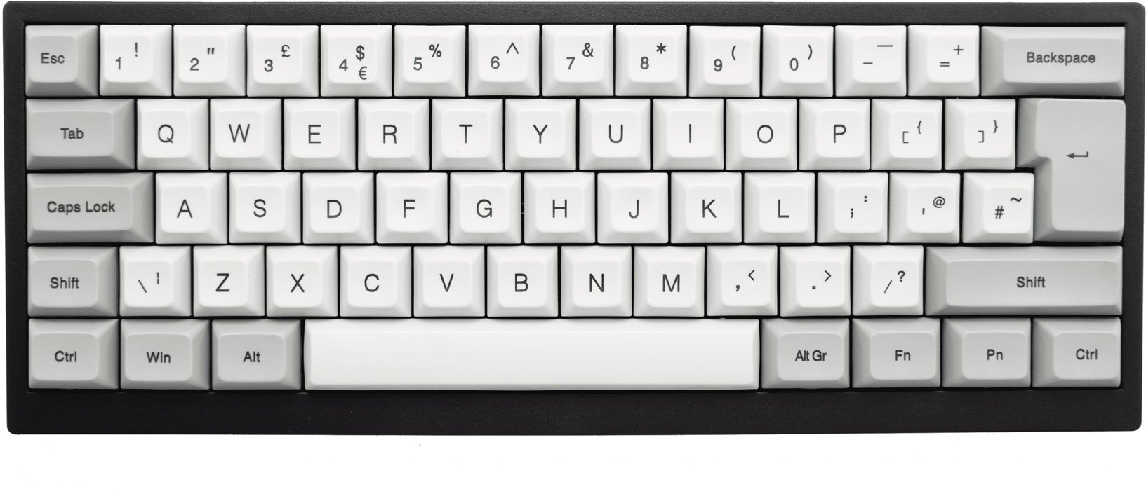 Vortex Tab 60 Bluetooth Mechanical Keyboard in Black, Grey with Cherry ...