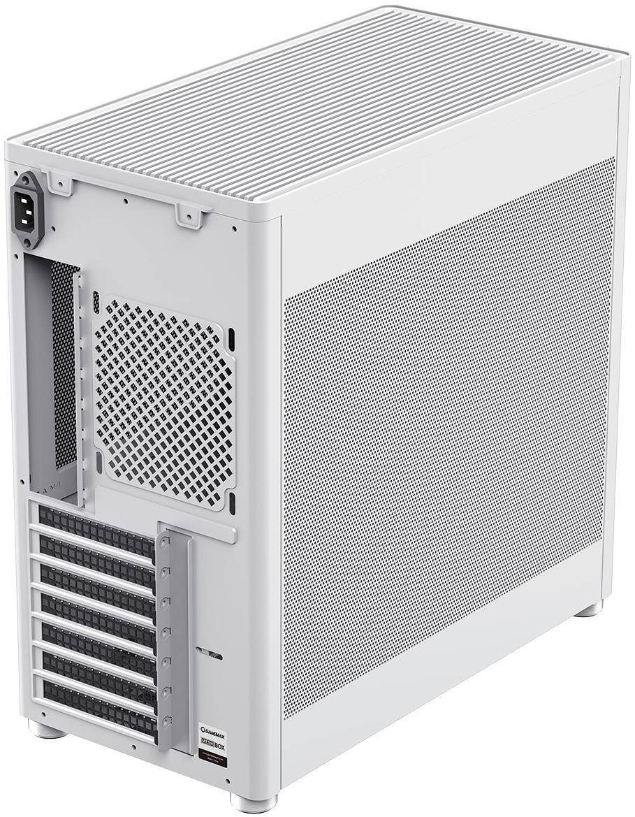 GameMax Meshbox Mid Tower ATX Gaming Case - White - CCL Computers