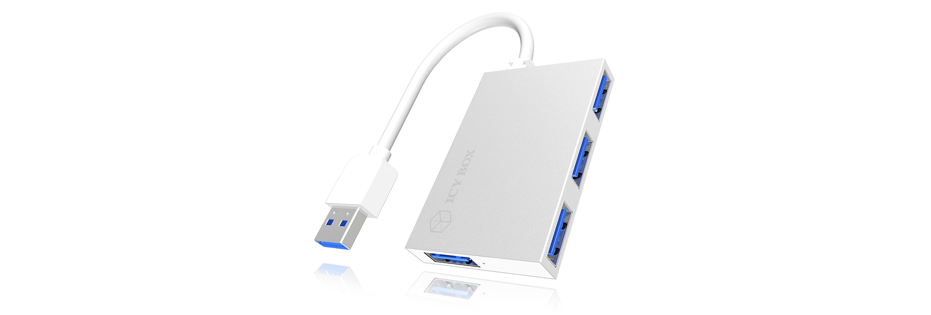IcyBox IB-Hub1402 4 Port USB 3.0 Hub - CCL Computers