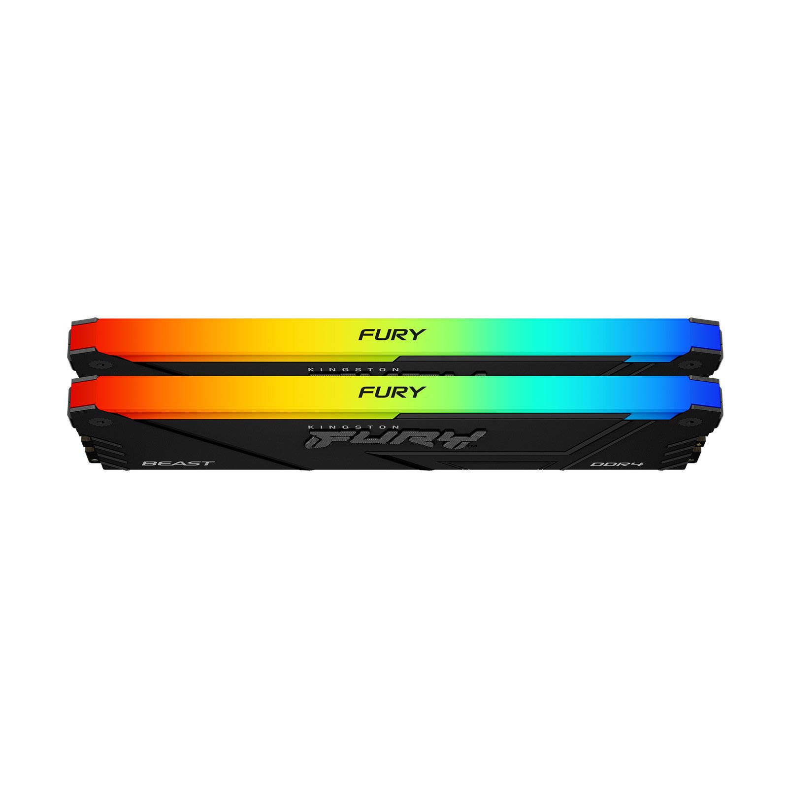 Kingston FURY Beast RGB 32GB DDR4 Desktop Memory Kit in Black, 2 x