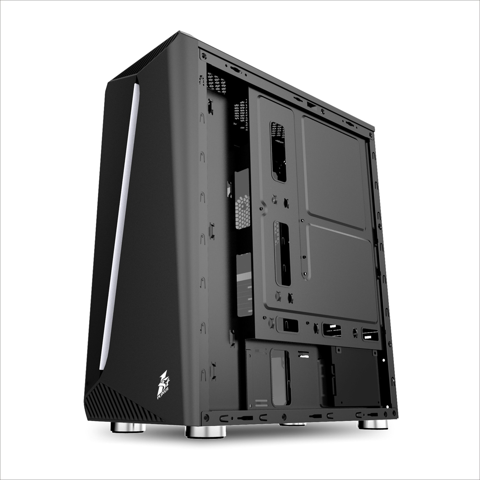 1st Player Rainbow R3 Mid Tower ATX Case with RGB Front Panel - CCL ...