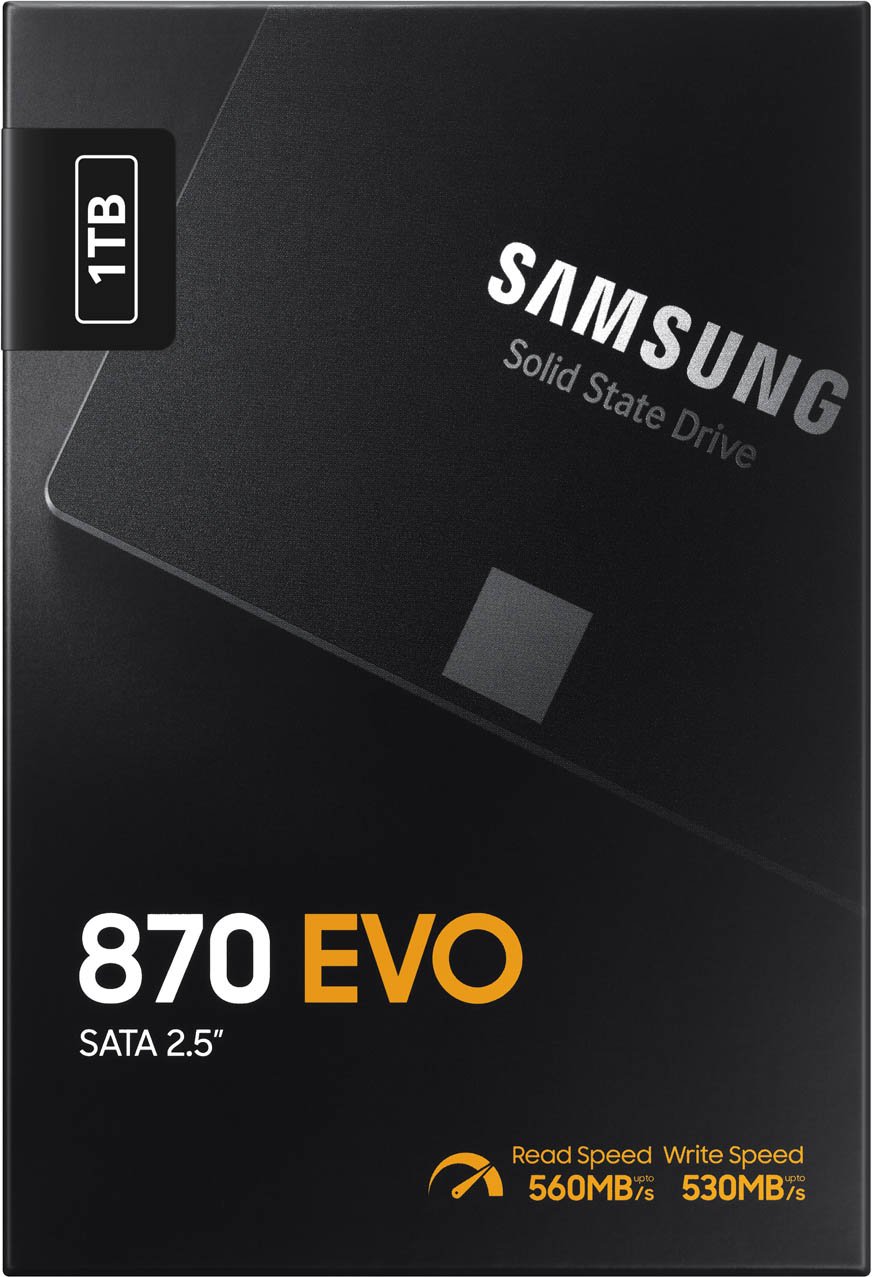 Samsung 1TB 870 EVO Internal SSD, 2.5 inch, SATA III - CCL Computers Samsung 1TB 870 EVO Internal SSD, 2.5 inch, SATA III - CCL Computers