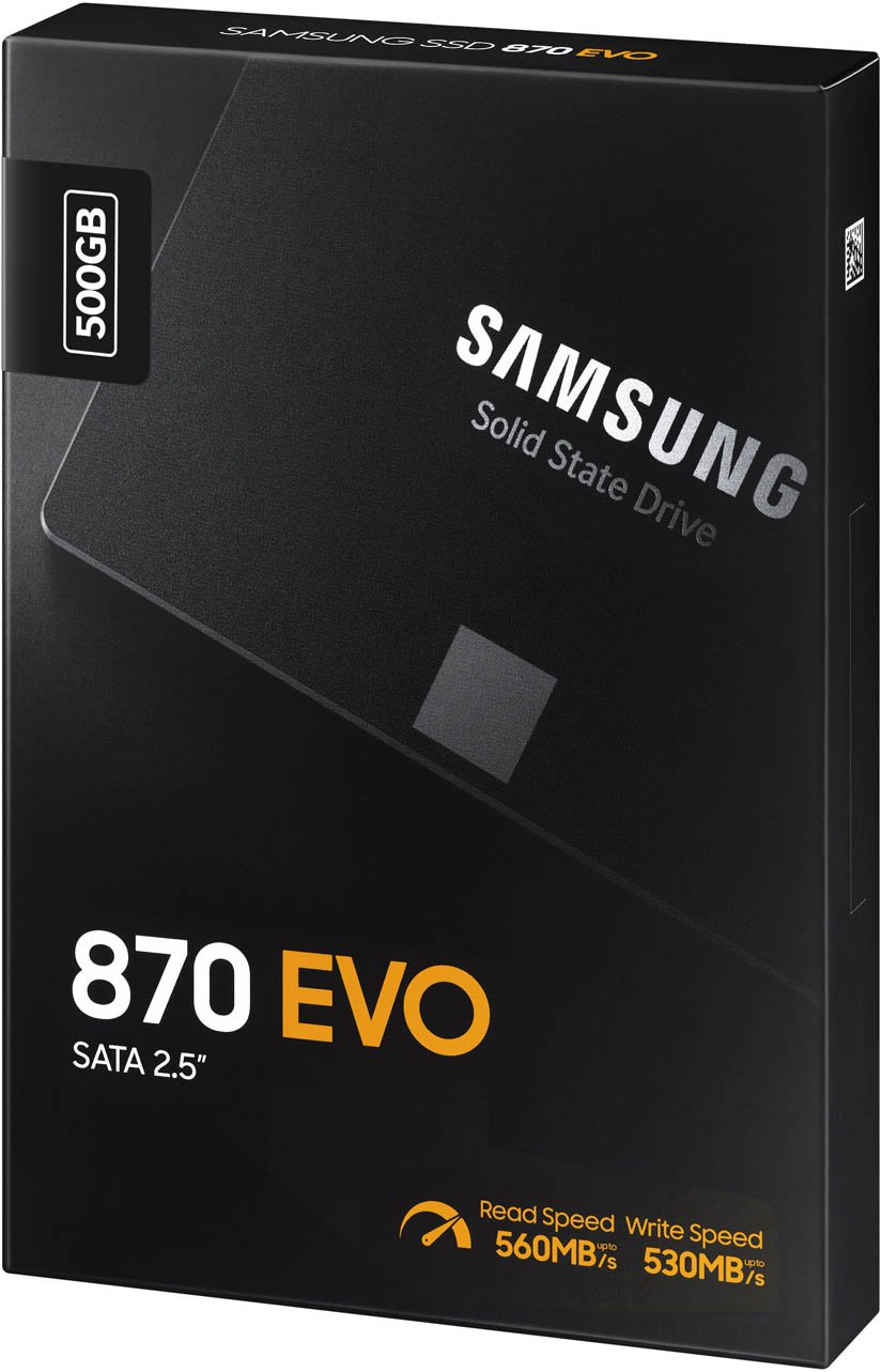 Samsung 500GB 870 EVO Internal SSD, 2.5 inch, SATA III - CCL Computers