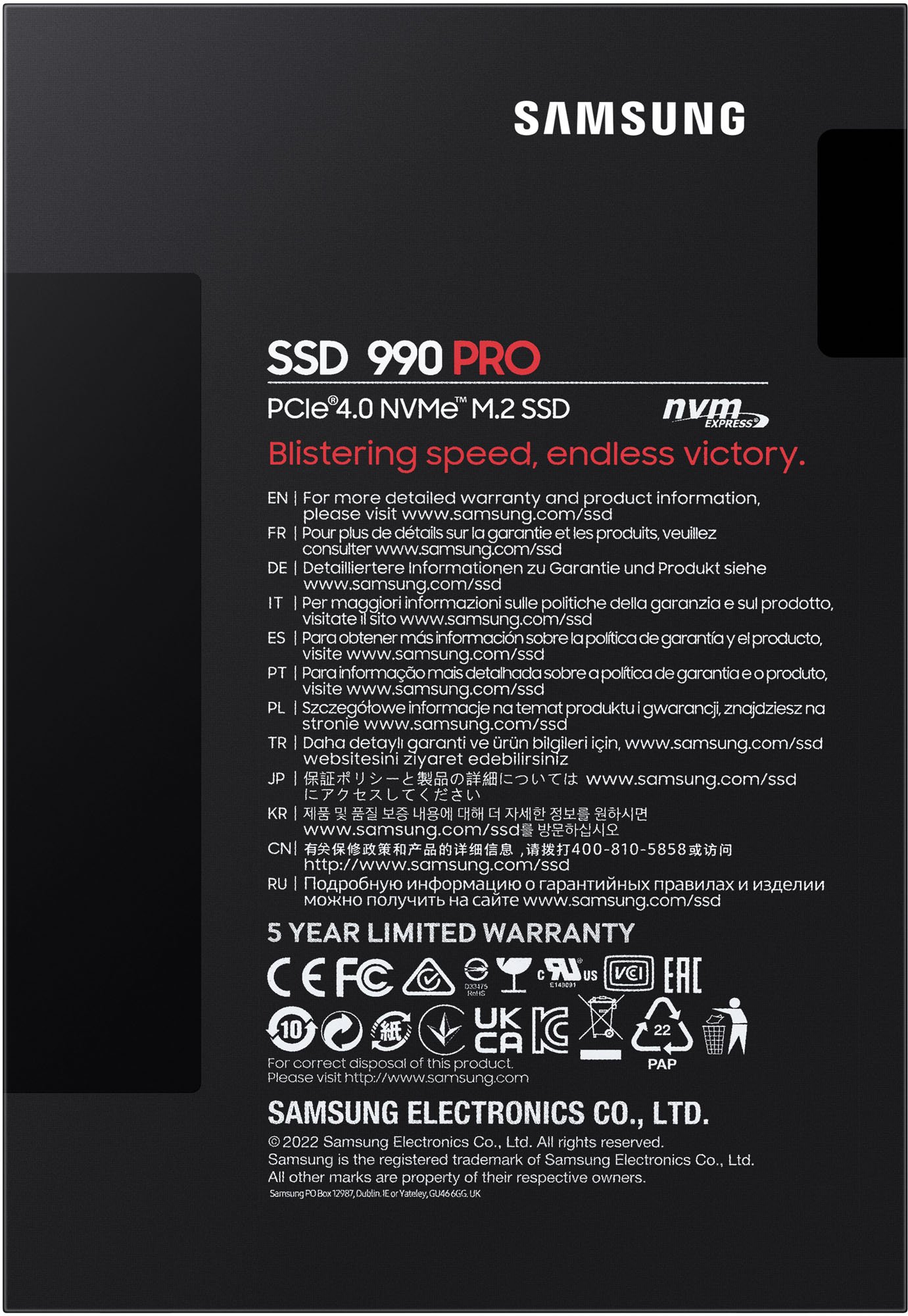 Samsung 990 PRO 2TB PCIe Gen4 NVMe SSD - CCL Computers