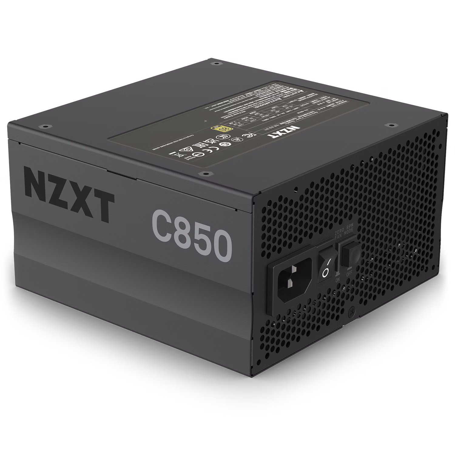 NZXT C-Series C850 Gold 850W ATX Power Supply, 80 PLUS Gold Certified ...
