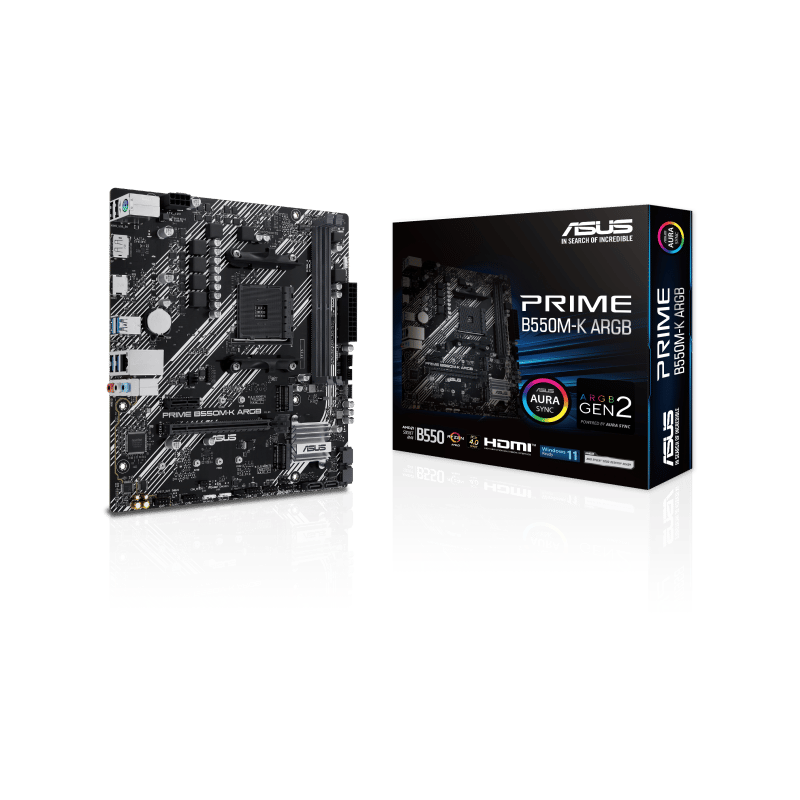 ASUS Prime B550M-K ARGB Motherboard - CCL Computers