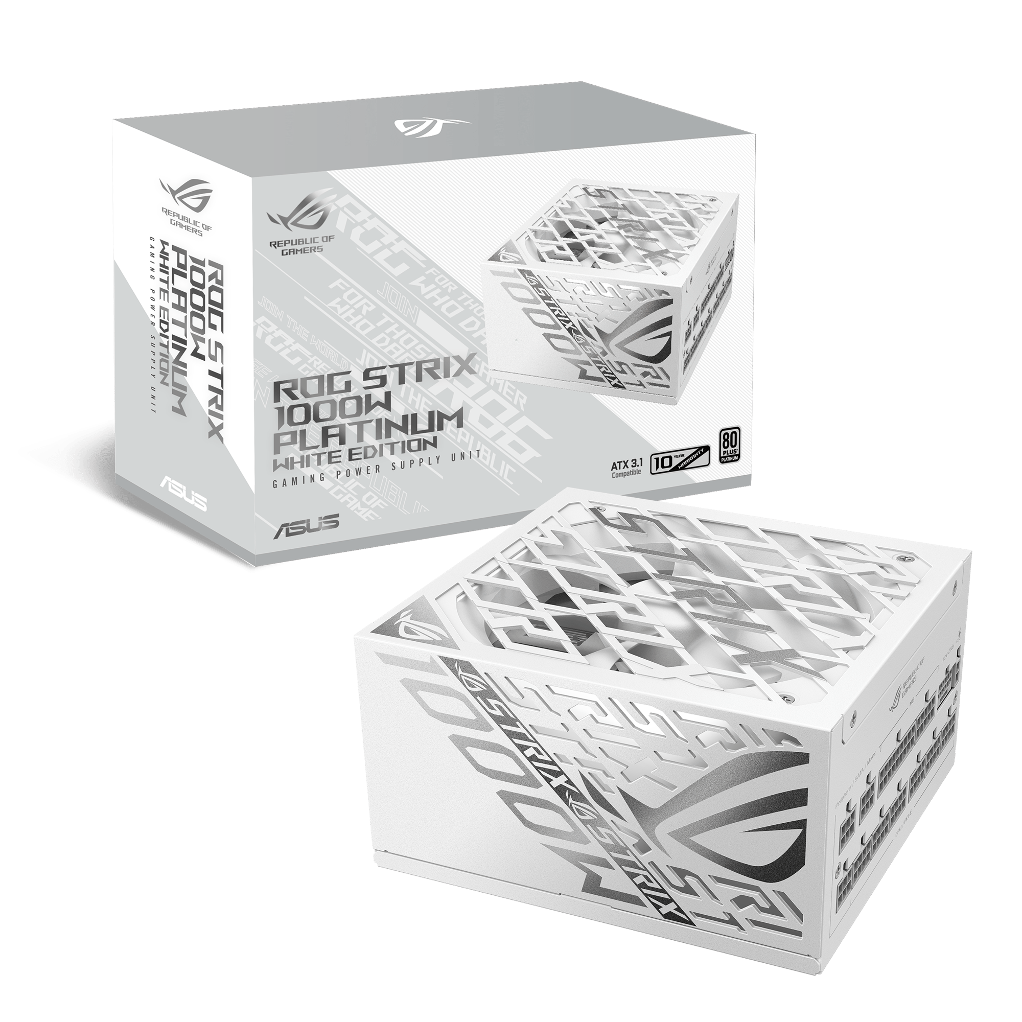 ASUS ROG Strix 1000W Platinum White Edition Fully Modular 80 PLUS
