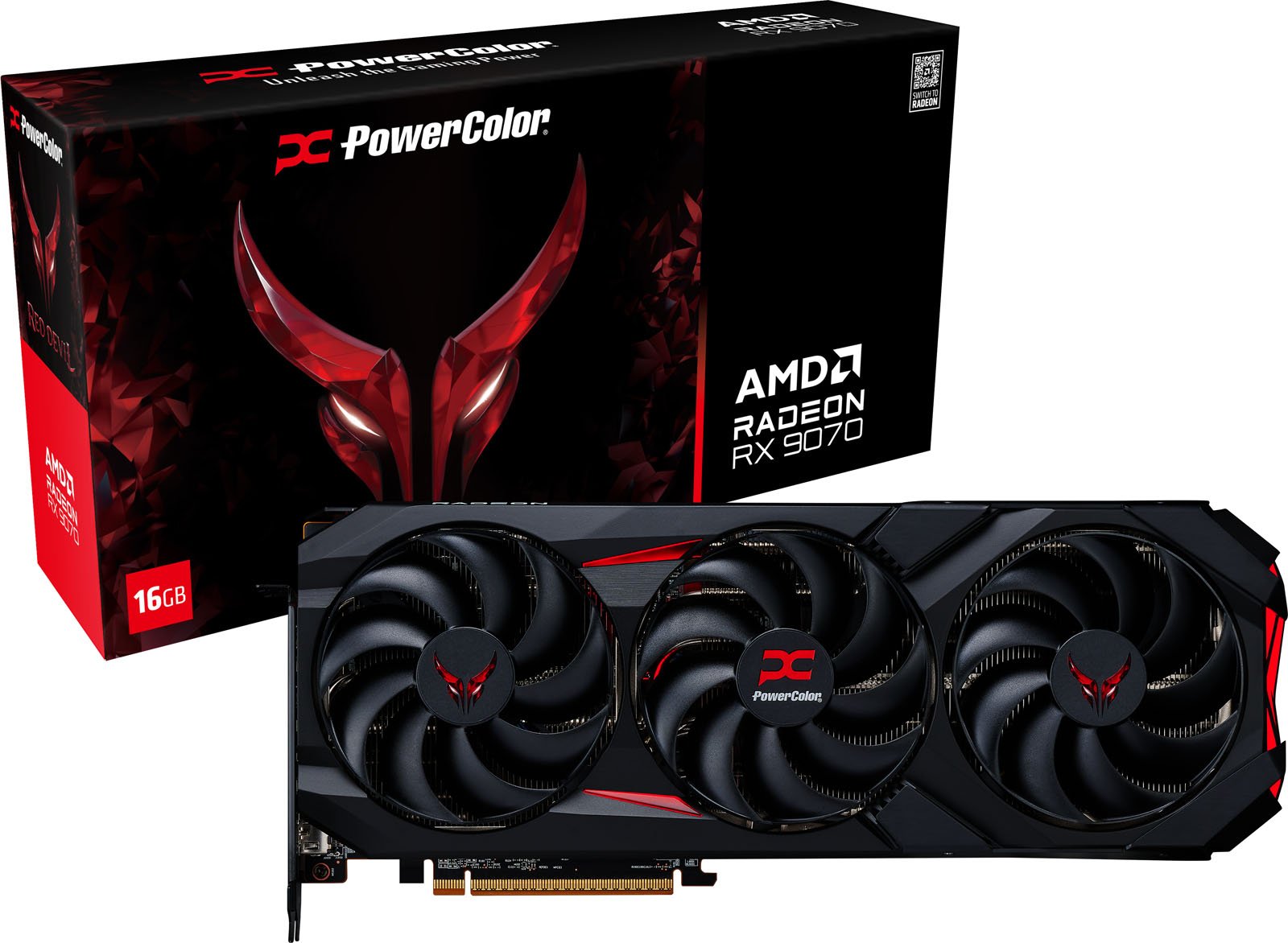 PowerColor Red Devil AMD Radeon RX 9070 16GB OC Graphics Card - CCL ...