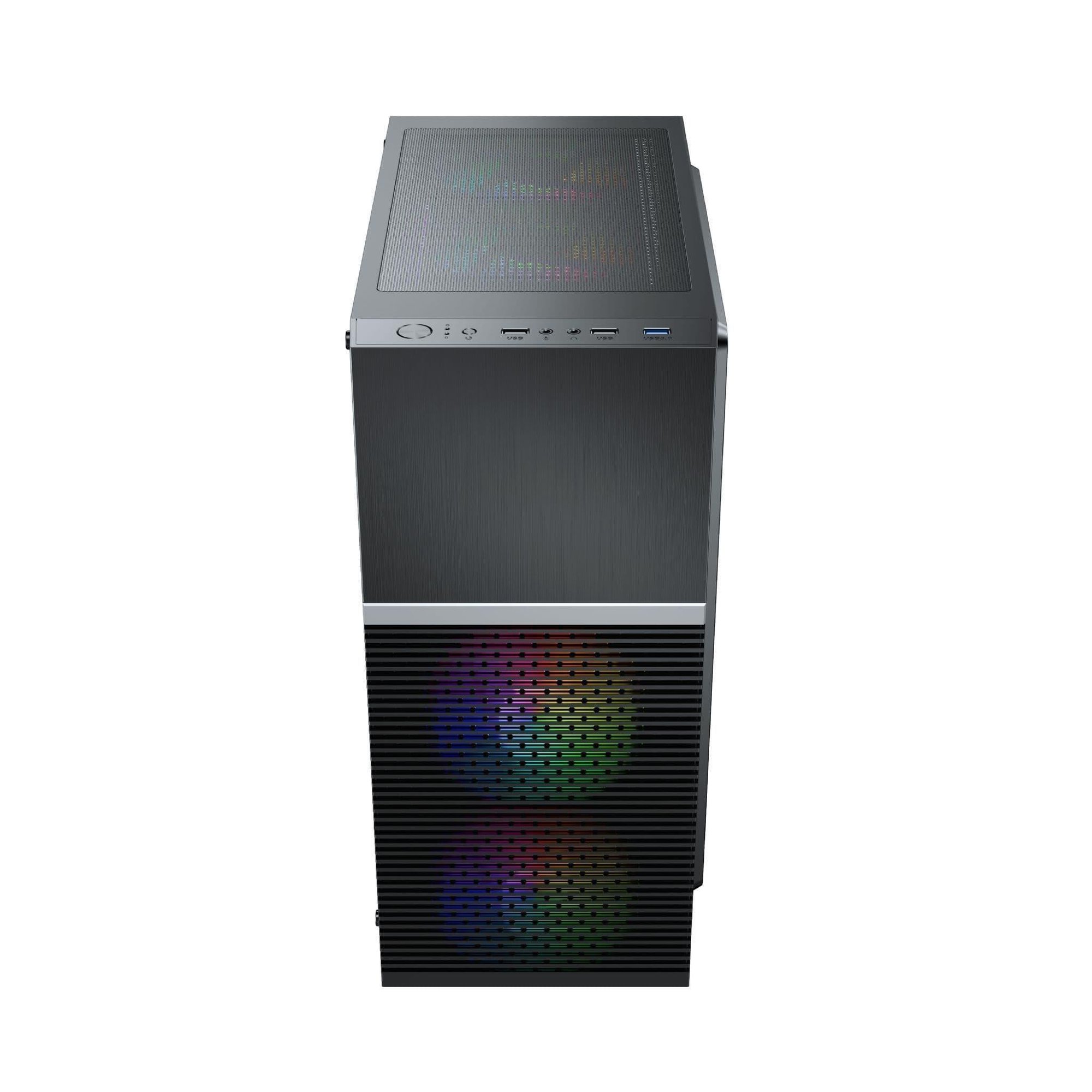 AVP X7 Mesh RGB Tempered Glass Mid Tower Case - CCL Computers