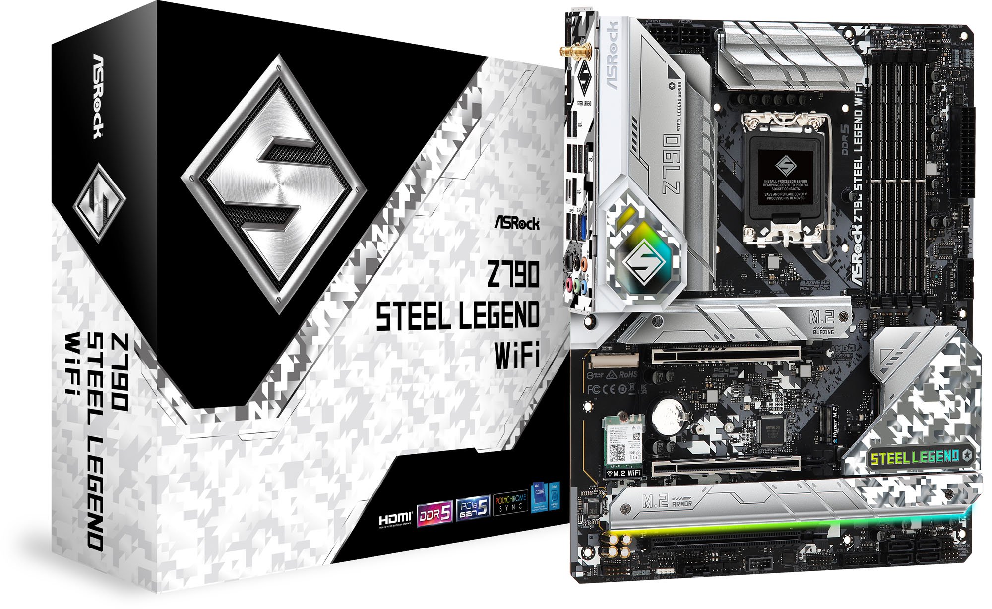 ASRock Z790 Steel Legend WiFi Motherboard - CCL Computers