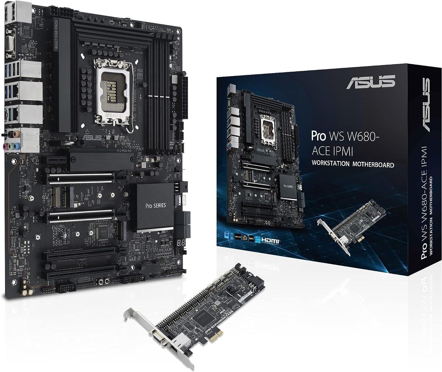 ASUS WS W680-ACE IPMI LGA 1700 Motherboard - CCL Computers