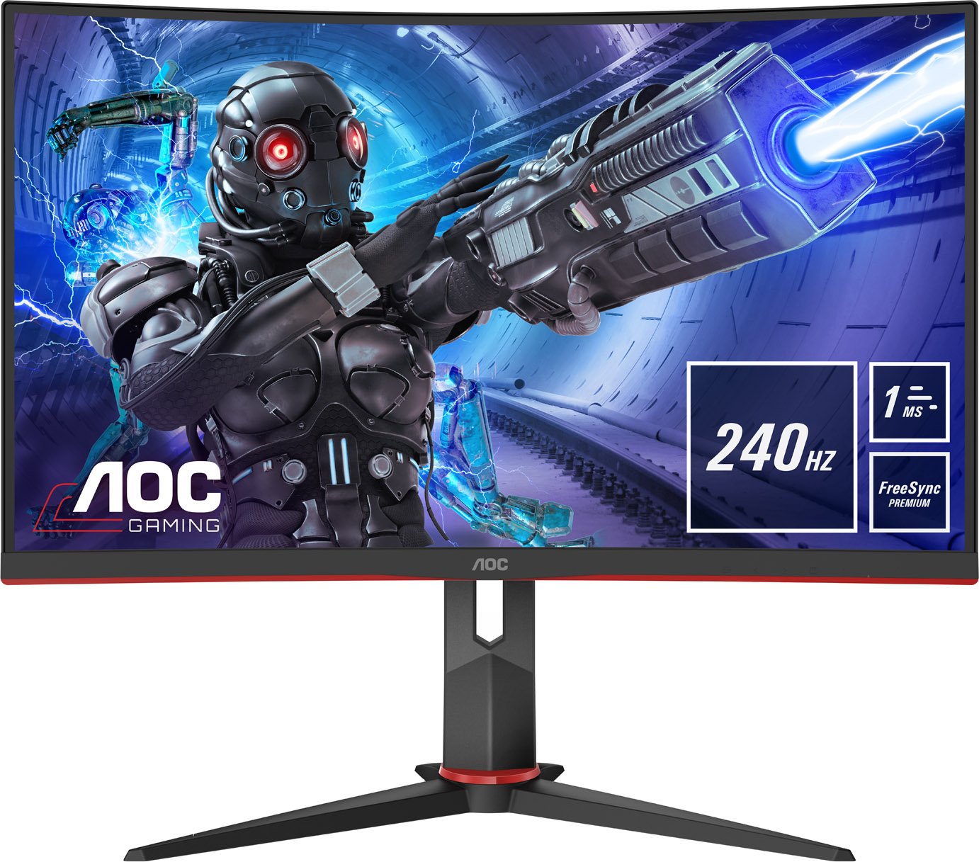 AOC Gaming C32G2ZE BK 31.5 inch Curved Monitor, VA Panel, Full HD