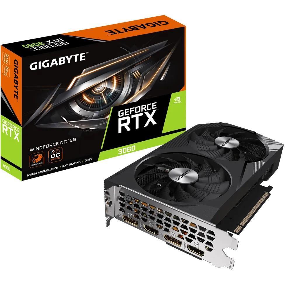 Gigabyte GeForce RTX 3060 Windforce OC 12GB V2 Graphics Card - CCL