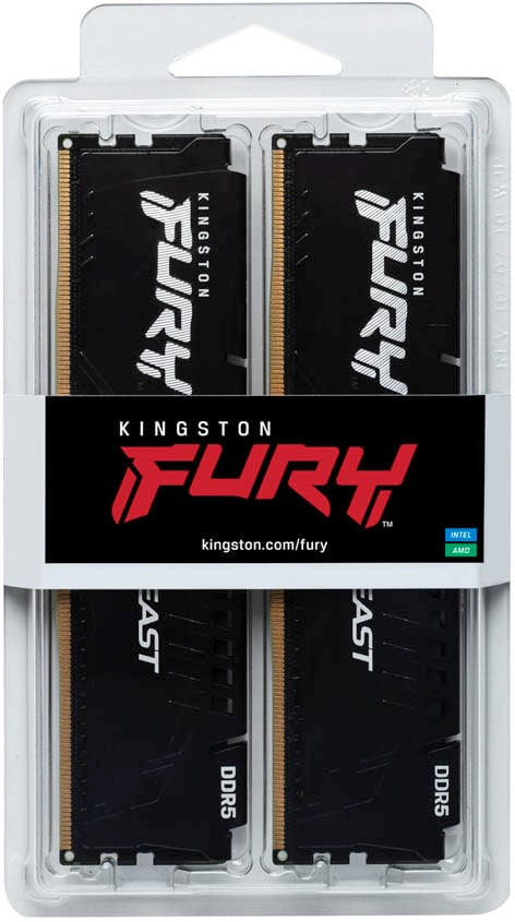 Kingston FURY Beast 32GB DDR5 Dual Channel Desktop Memory Kit, 2 x