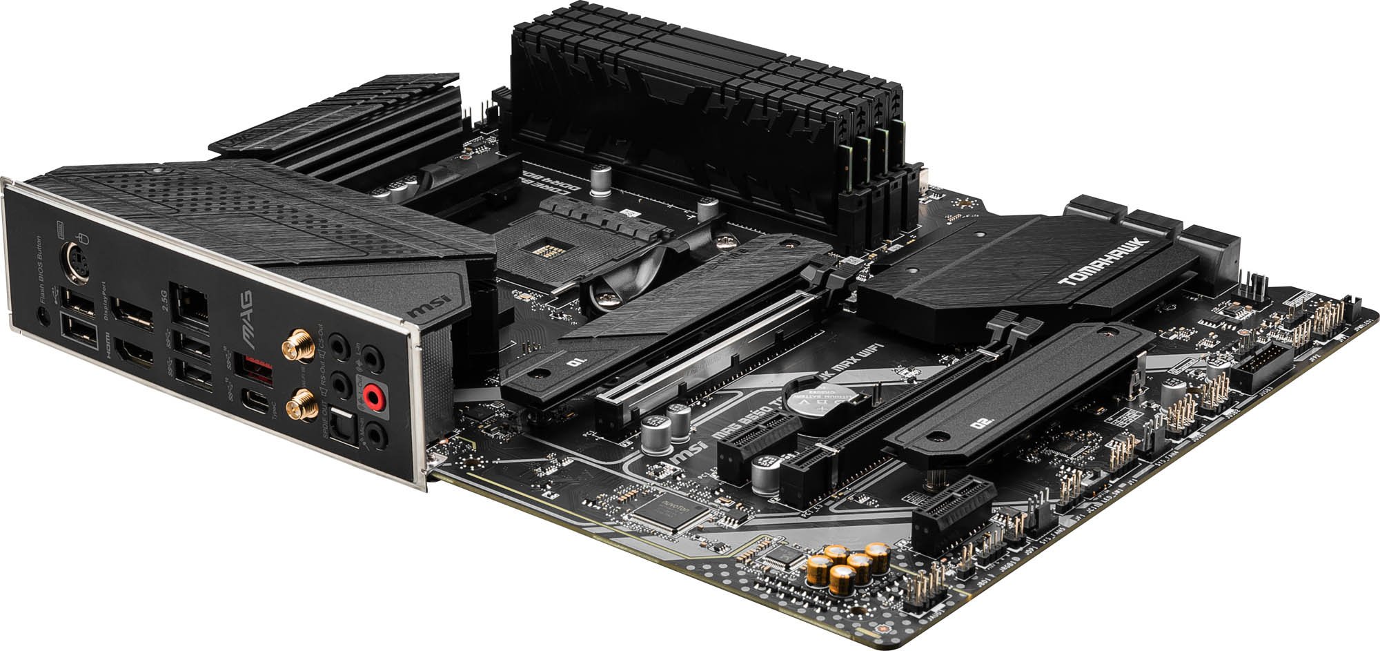 MSI MAG B550 TOMAHAWK MAX WIFI Motherboard, ATX, AMD Socket AM4