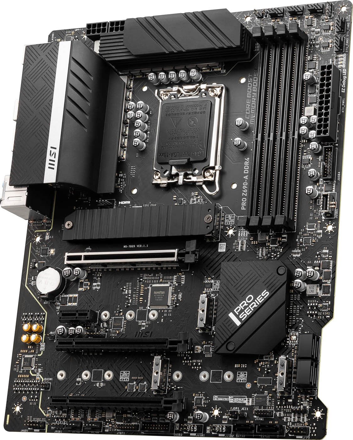 MSI PRO Z690-A DDR4 Motherboard, ATX, Intel Socket 1700, Z690