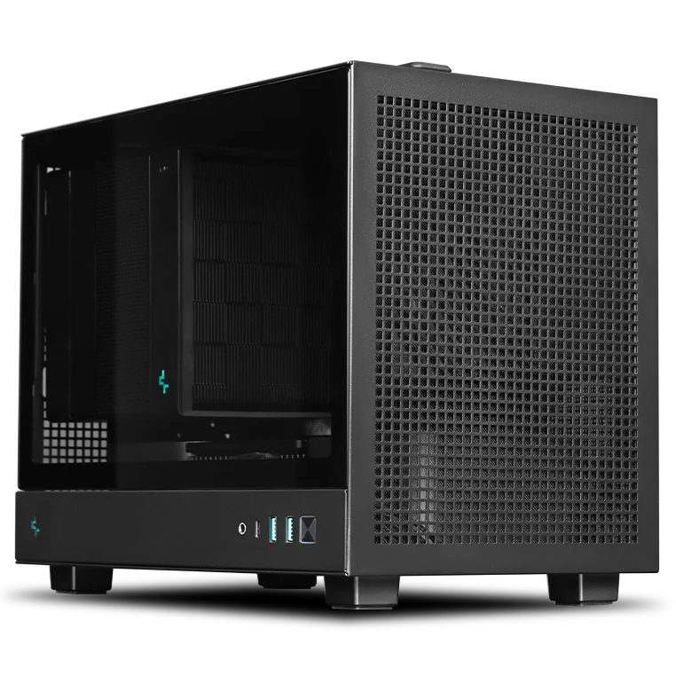DeepCool CH160 Ultra Portable Mini-ITX Case in Black - CCL Computers