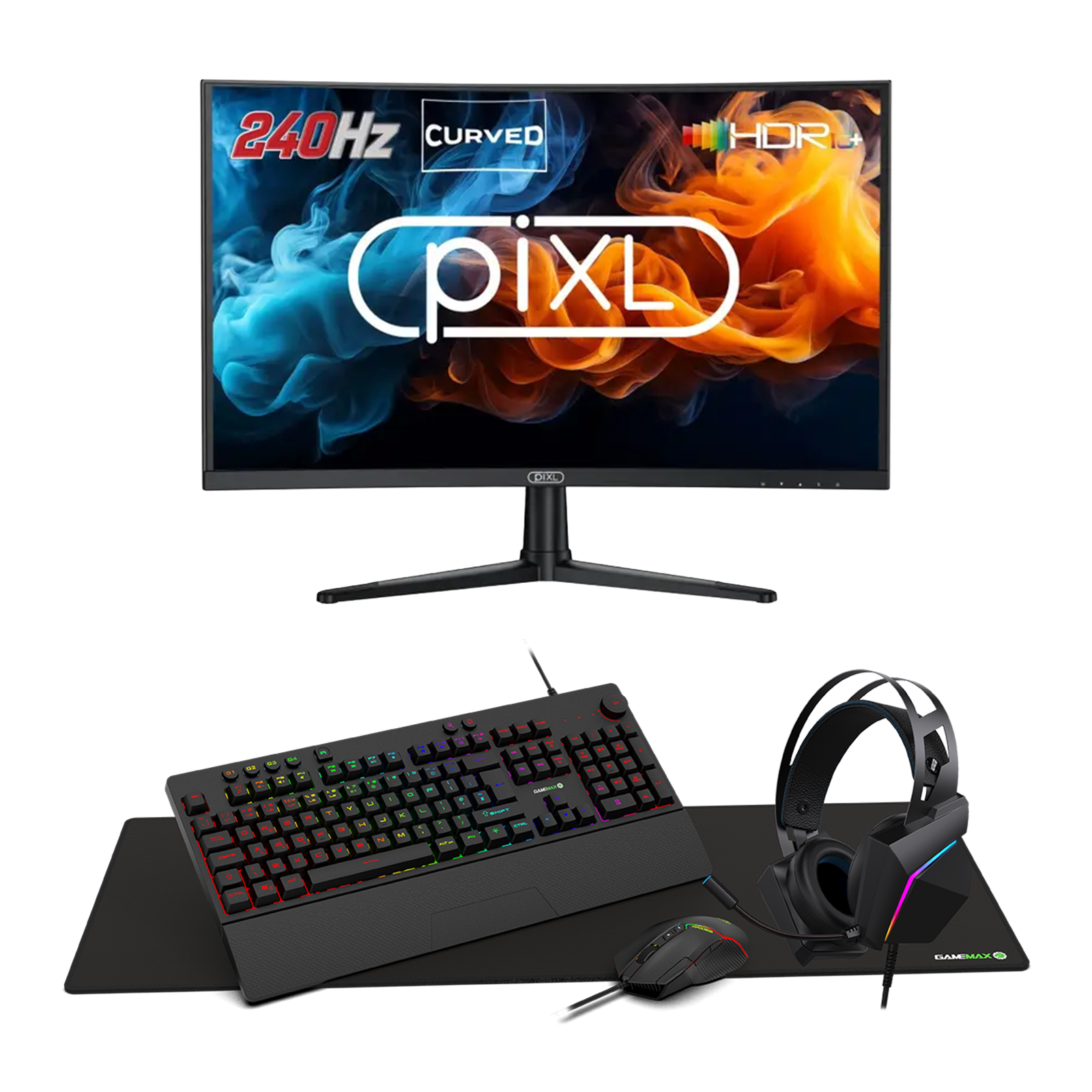 Horizon Ryzen 5 RTX 3050 Pre-built Gaming PC in Black with PC & Bundle ...
