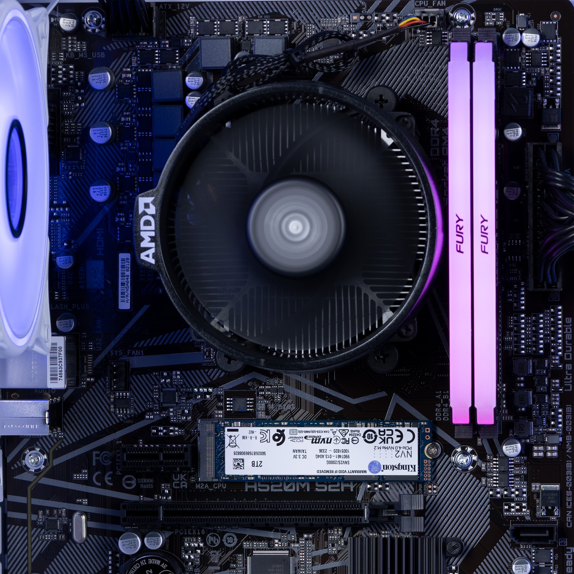 Horizon X White Ryzen 5 Next Day Gaming PC Bundle with Monitor ...