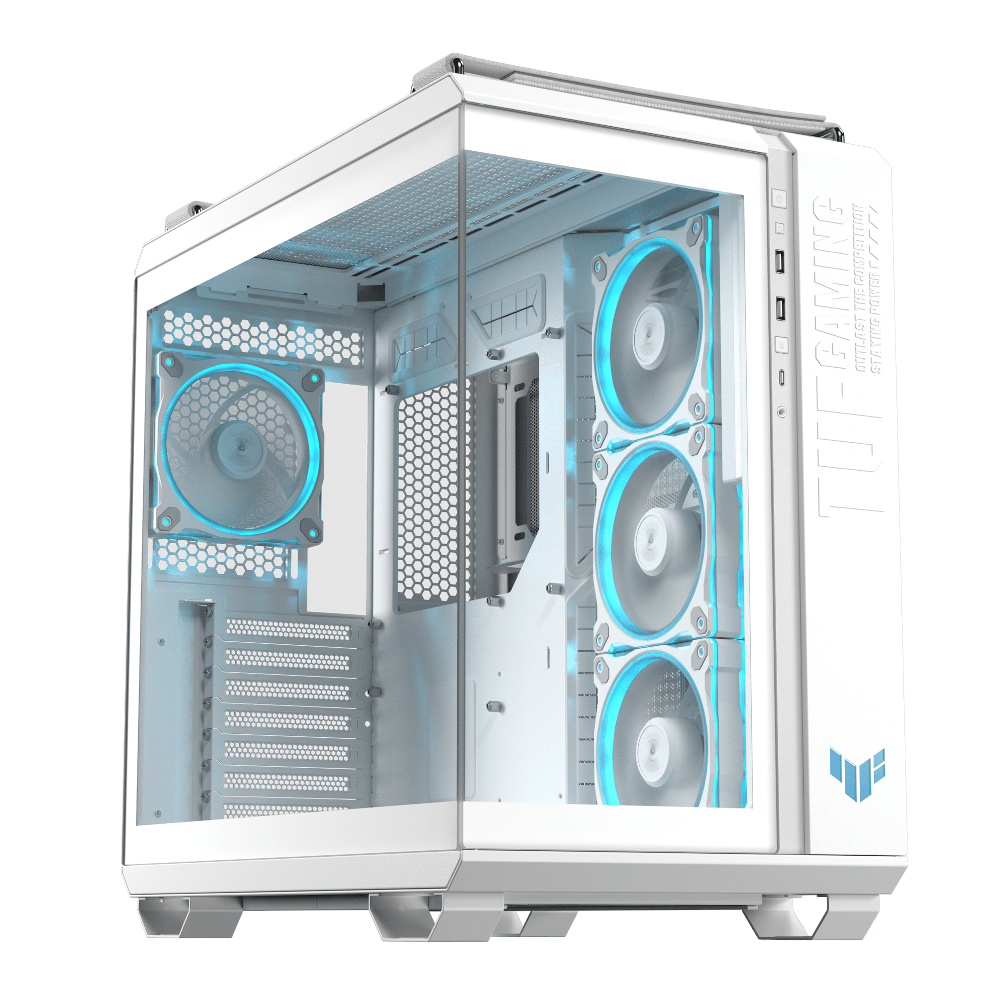 ASUS TUF Gaming GT502 Horizon ARGB Mid Tower Dual Chamber ATX Case ASUS TUF Gaming GT502 Horizon ARGB Mid Tower Dual Chamber ATX Case