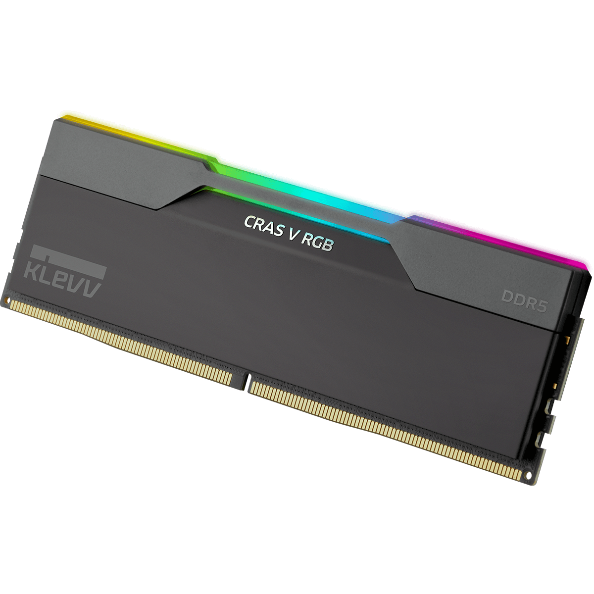 Klevv Memory Klevv CRAS V RGB 64GB DDR5 Desktop Memory Kit in Black 2 x 32GB 6000MTs ...