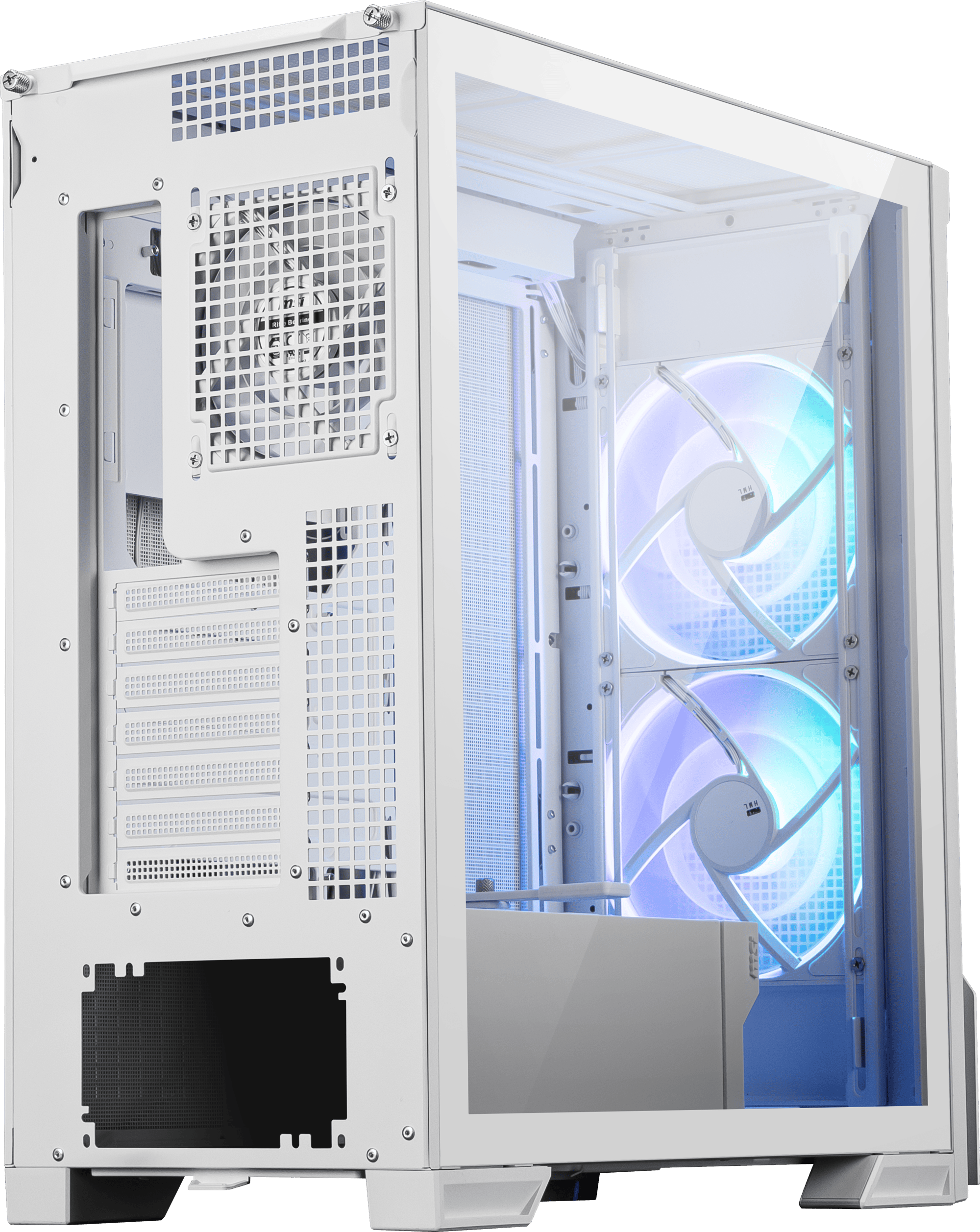 MSI MPG VELOX 300R AIRFLOW PZ WHITE E-ATX Mid Tower Gaming Case in