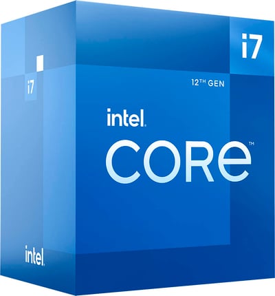 Intel Core i7-12700 Desktop Processor, 2.1GHz Base, 4.9GHz Turbo