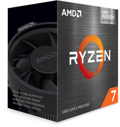 AMD Ryzen 7 5700X Desktop Processor, 3.4GHz Base, 4.6GHz Turbo, 8