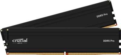 Crucial Pro 32GB DDR5 Desktop Memory Kit, 2 x 16GB, 6000MTs, PC5