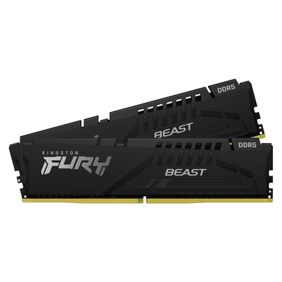DDR5 kingston furybeast 32gb 2本 Kingston FURY Beast Noir RGB Mémoire DDR5 32Go Kit de 2