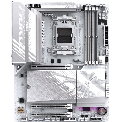 Gigabyte B850 AORUS ELITE WIFI7 ICE ATX Motherboard for AMD AM5 CPUs