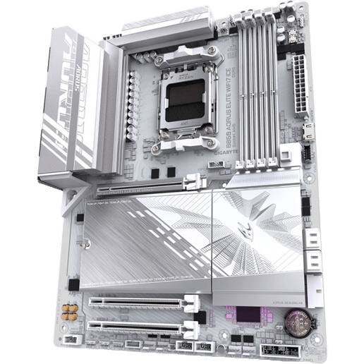 Gigabyte B850 AORUS ELITE WIFI7 ICE ATX Motherboard for AMD AM5 CPUs