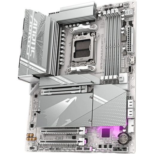 Gigabyte X870 AORUS ELITE WIFI7 ICE ATX Motherboard for AMD AM5 CPUs