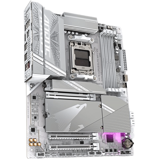Gigabyte X870 AORUS ELITE WIFI7 ICE ATX Motherboard for AMD AM5 CPUs