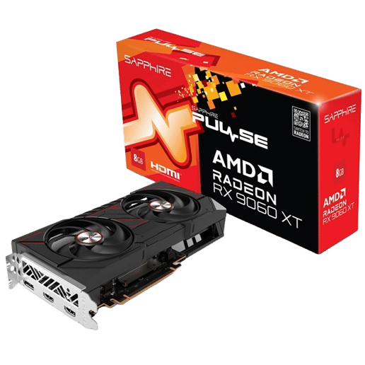 Sapphire Radeon RX 9060 XT Pulse 8GB GDDR6 Graphics Card