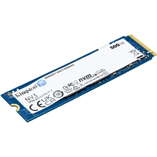 500GB Kingston NV3 M.2 2280 PCI Express 4.0 x4 NVMe Solid State Drive