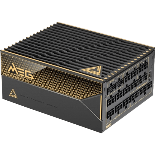 1600W MSI MEG Ai1600T PCIE5 Modular 80 Plus Titanium PSU